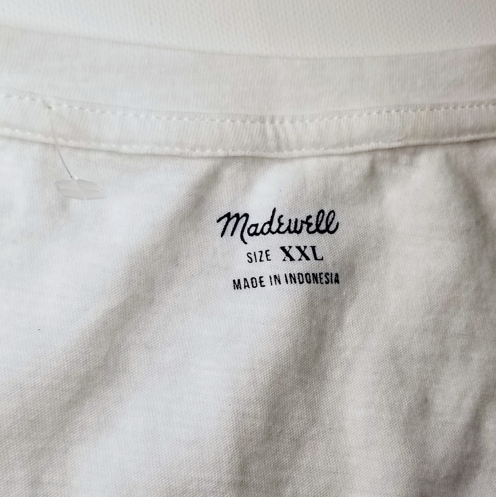 MADEWELL Whisper Cotton V-Neck Pocket Tank - Picture 7 of 8